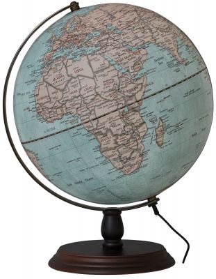 Illuminated Globe Antique Circle Emform